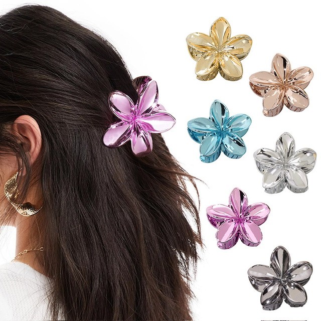 Flower claw clip