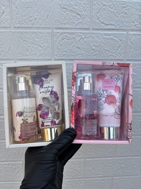 Mini body splash & handcream set