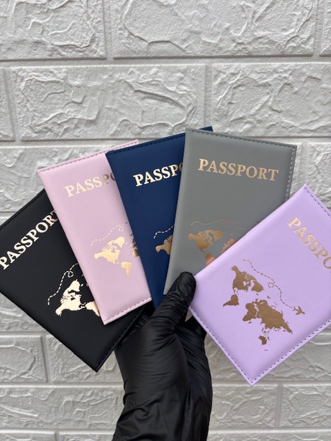 Passport cover with design