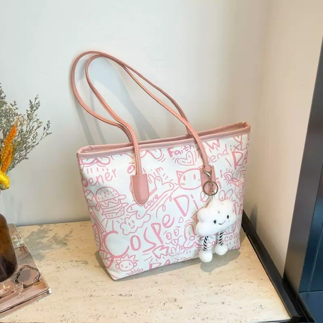 Large canvas tote bag (no charm)