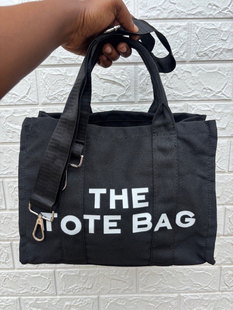 Large canvas “Tote Bag” with long strap and zip