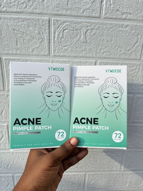 72 round acne patches