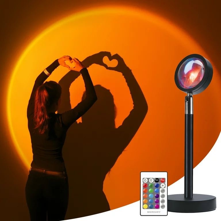 Sunset lamp with RGB (16 lights) remote control