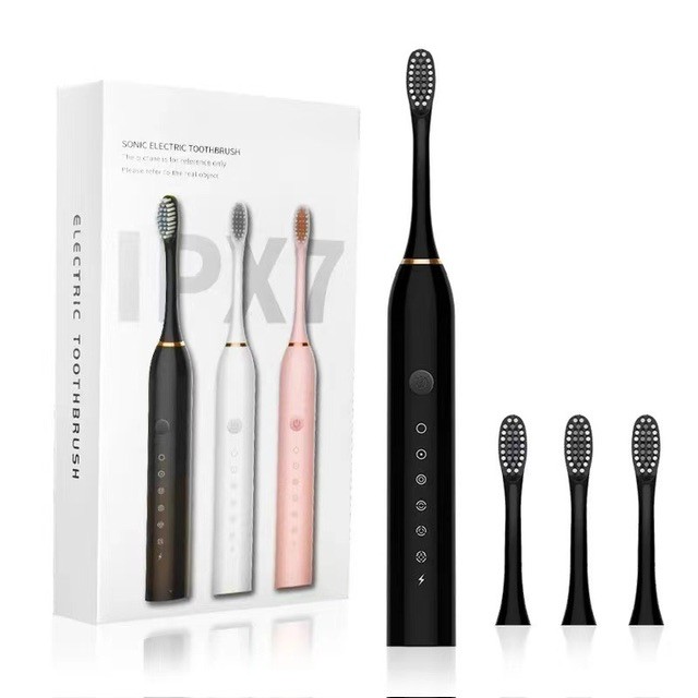 Electric toothbrush with 8 brushes