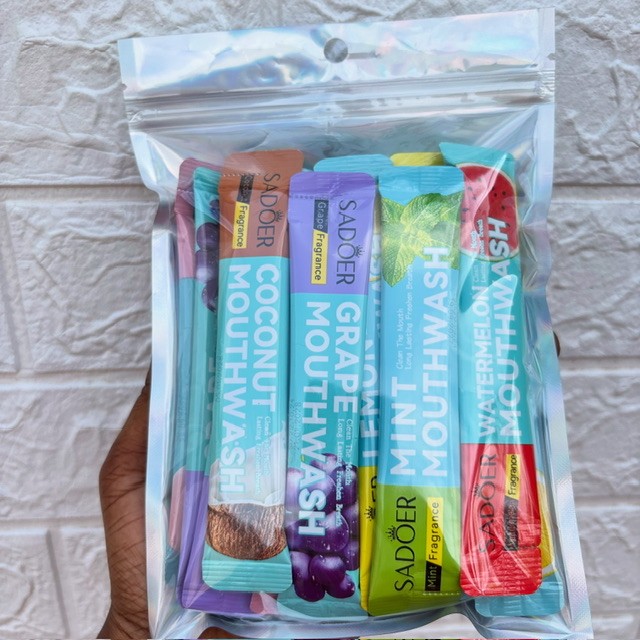 20pcs Mixed flavours sachet mouthwash