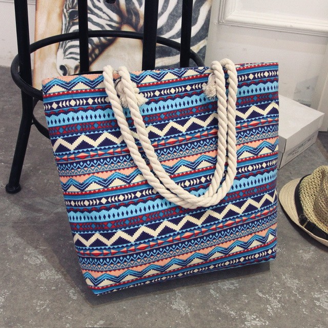 Pattern tote bag