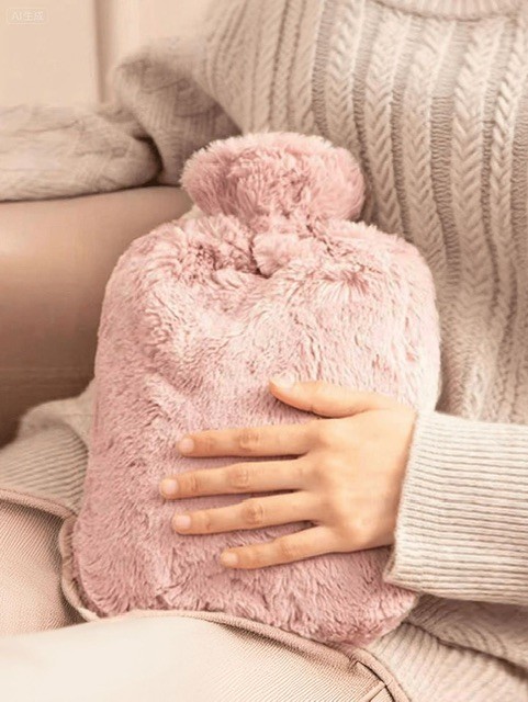 1000ml hot water bottle with FREE fur cover