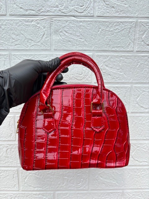 Croc skin midi bag