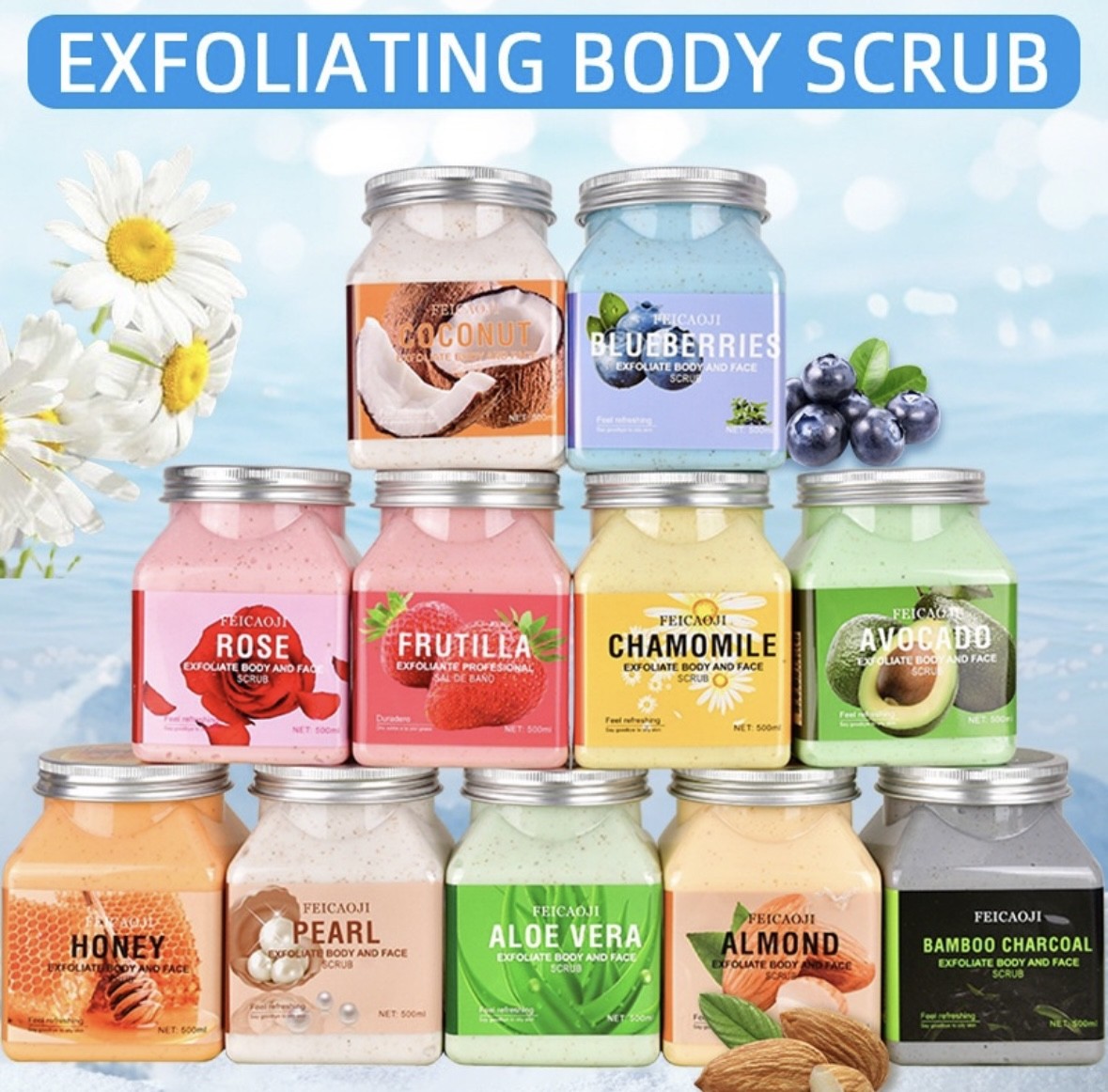 Exfoliate Body and face scrub