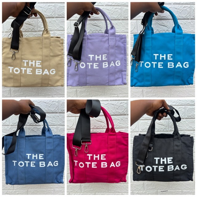 Medium canvas “Tote Bag” with long strap