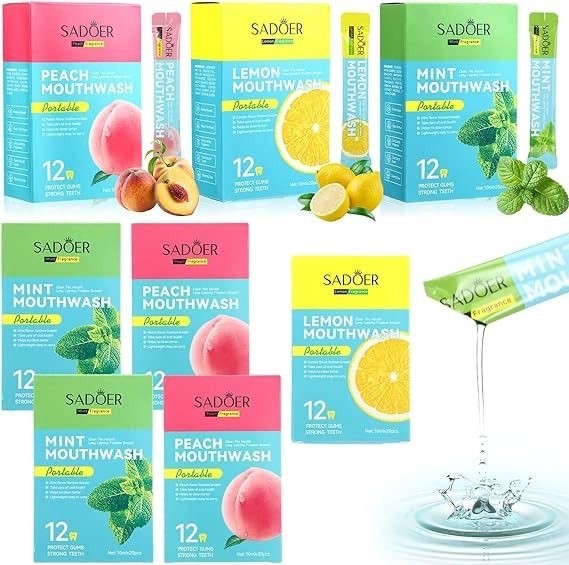 20pcs single flavour sachet mouthwash