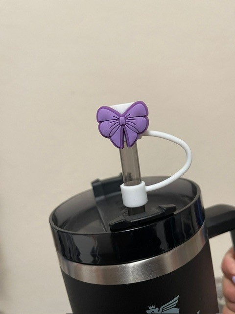 Silicon straw topper / cover