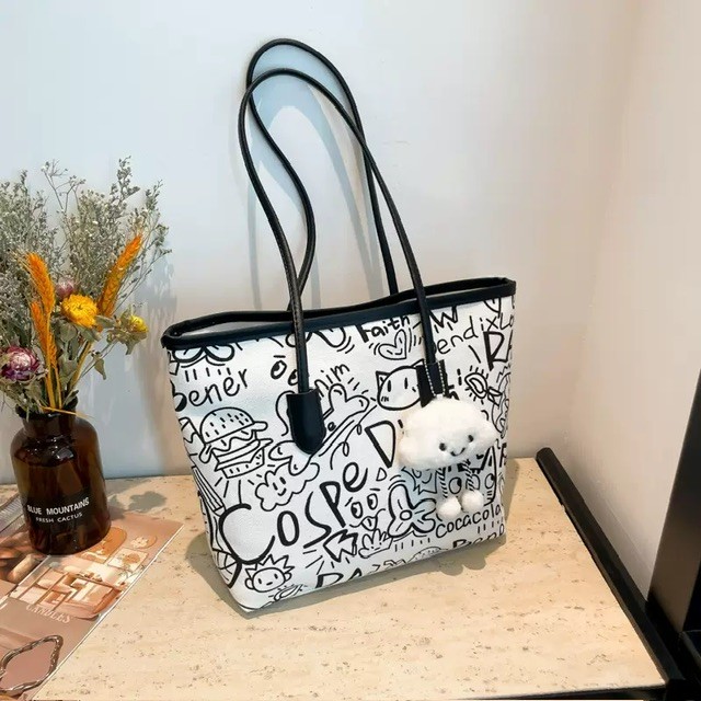 Large canvas tote bag (no charm)