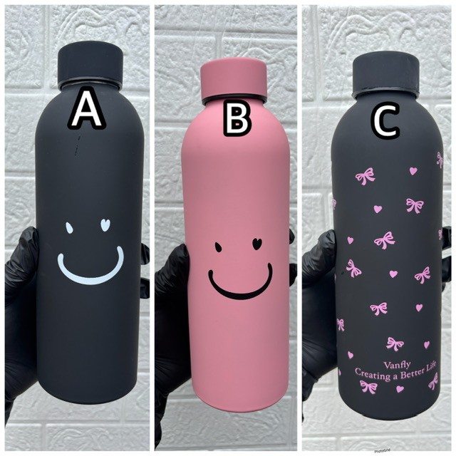 500ml vacuum bottle with design