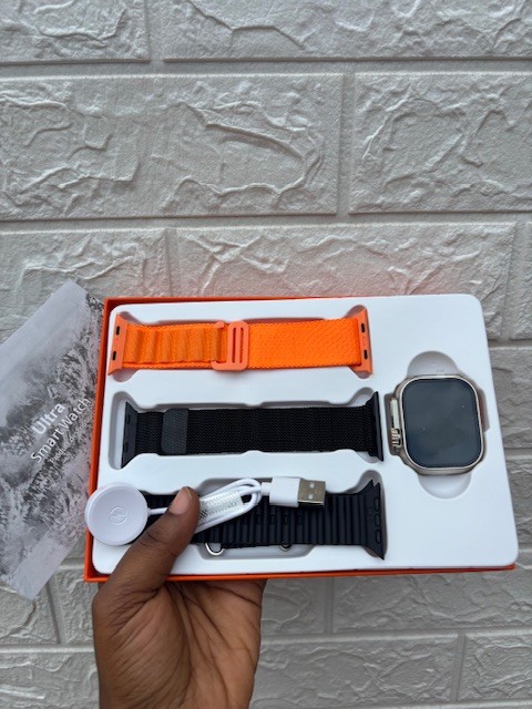 Ultra s9 smartwatch with 3 straps