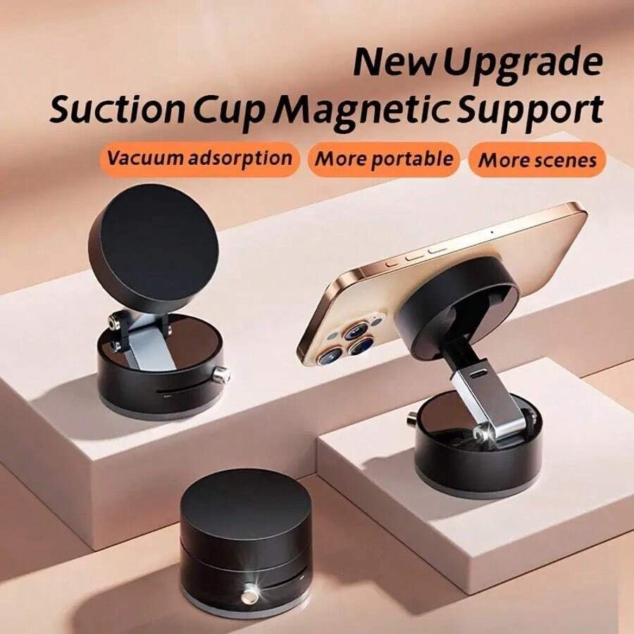 Vacuum phone suction holder