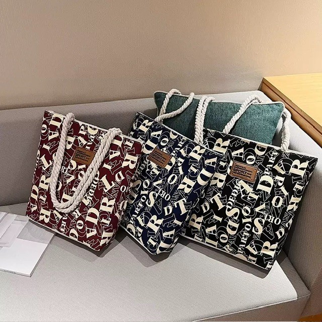 Bag 028-Alphabet tote bag