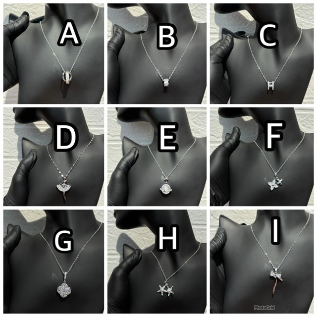 Stainless steel necklace (Silver)
