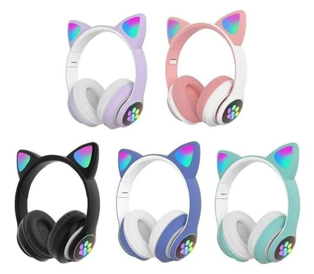 Cat headphone with Bluetooth