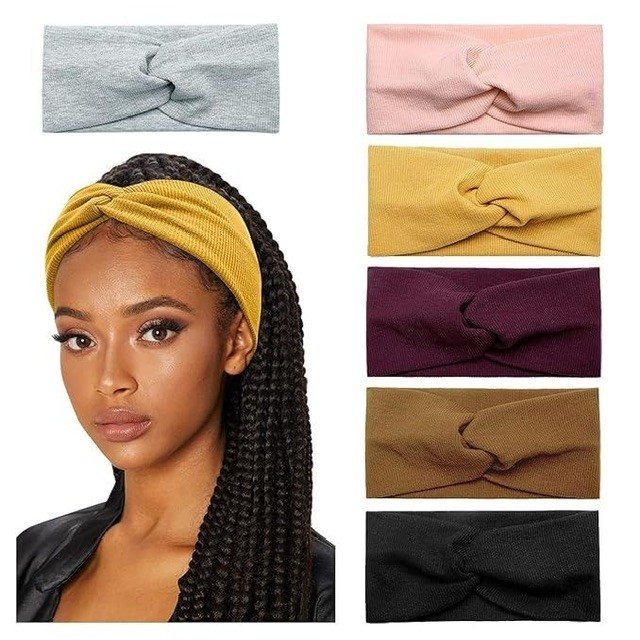 Knitted  bow knot head band