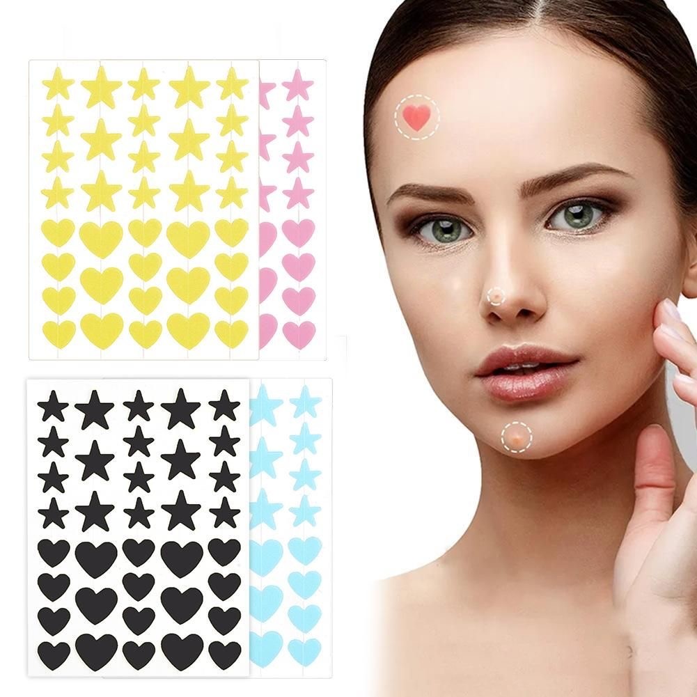 40 star-love acne patches