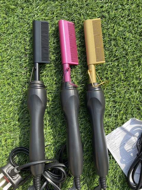 2 pins and 3 pins hot comb