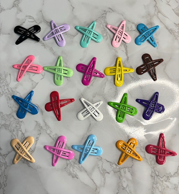 Snap hair clips