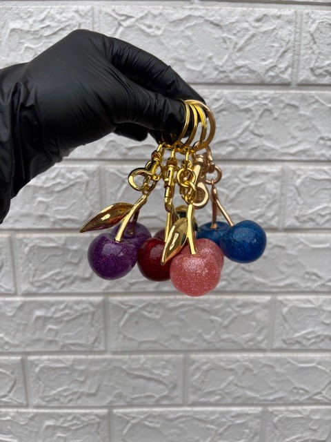 Cherry charm/ keychain