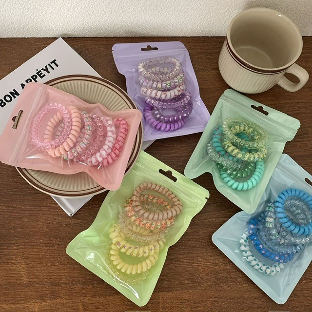 6pcs spiral bands