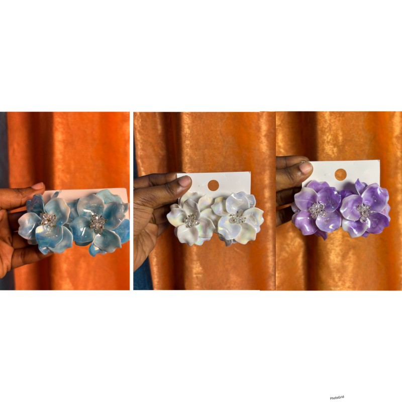 Flower earring