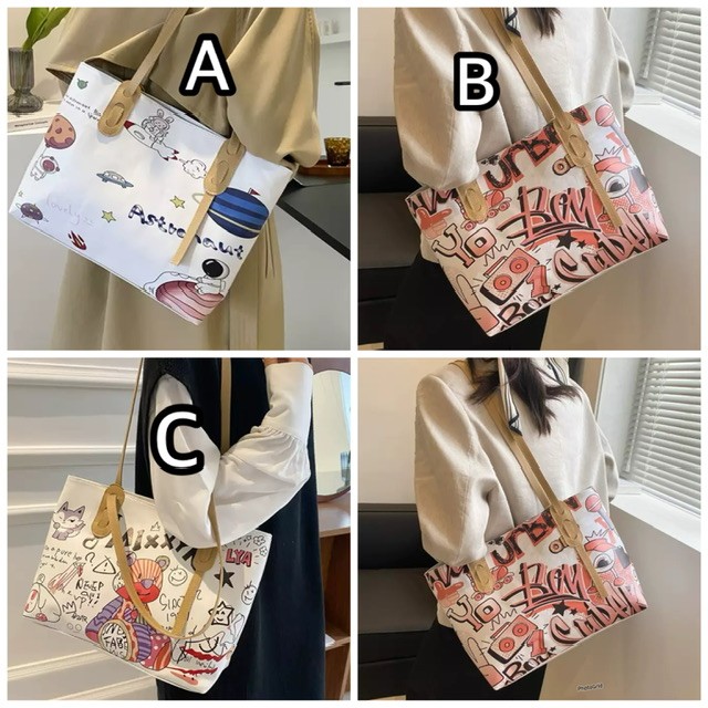 Character Leather tote bag