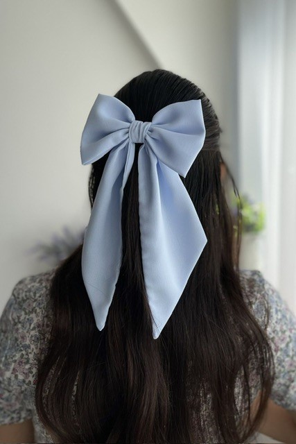 Long hair bow